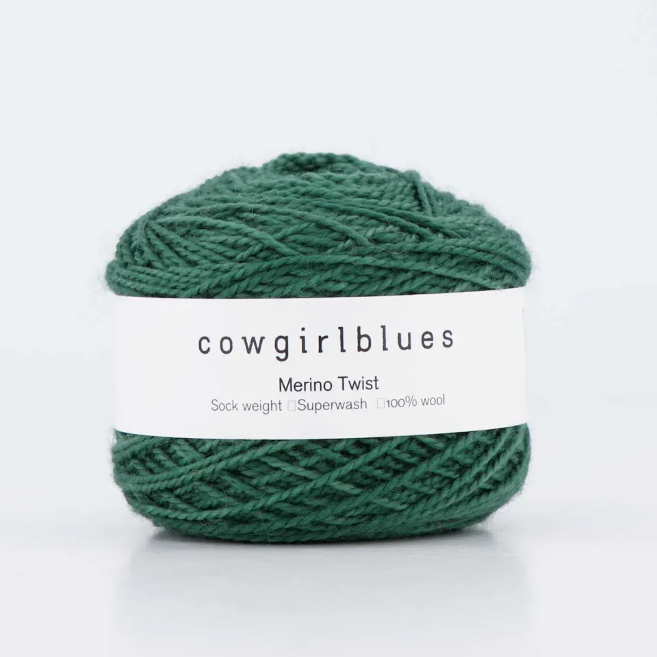 Cowgirlblues Merino Twist Rainforest Wolle 50g handgefärbt
