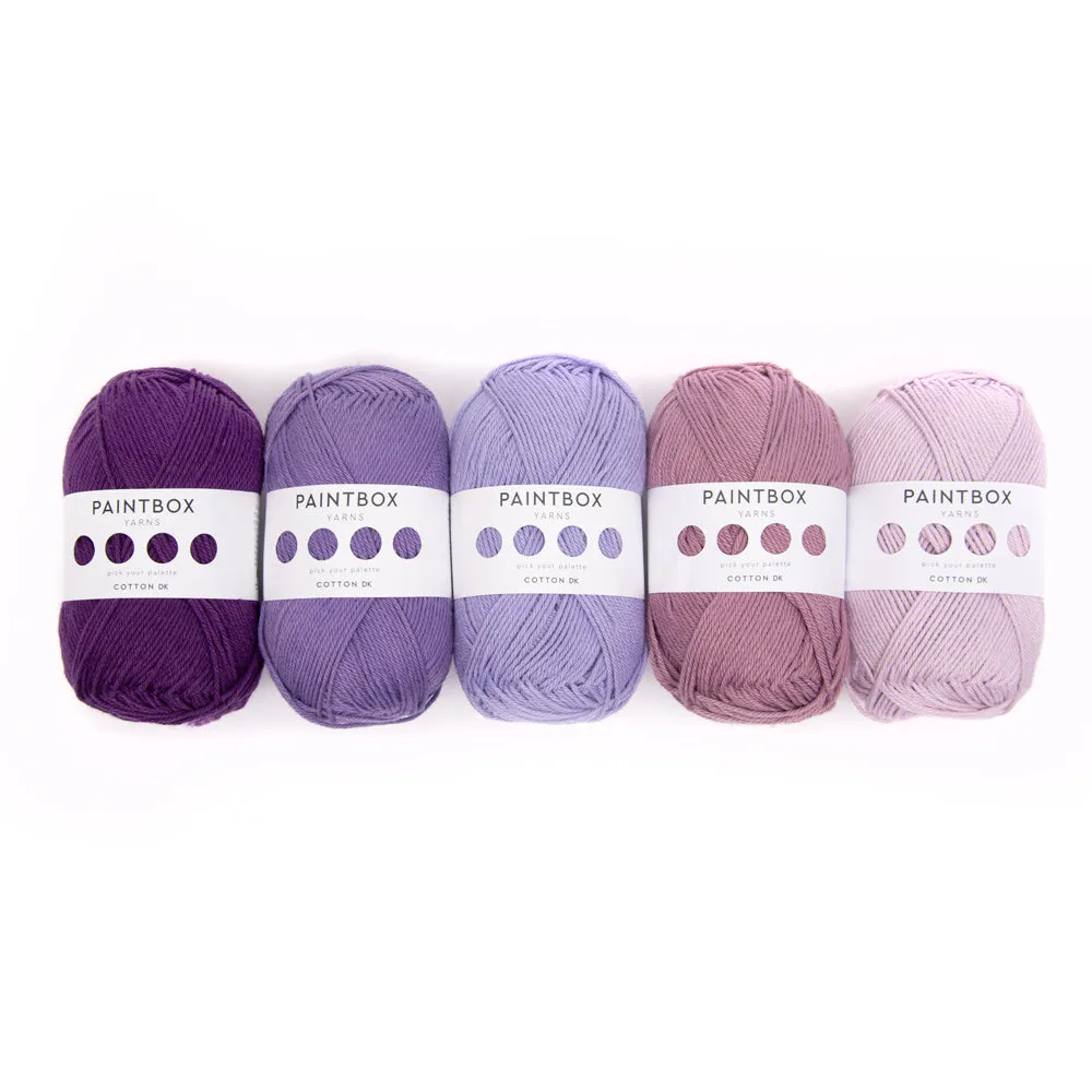 Paintbox Yarns Cotton DK Garn 5x50g Ombré-Set Verlauf